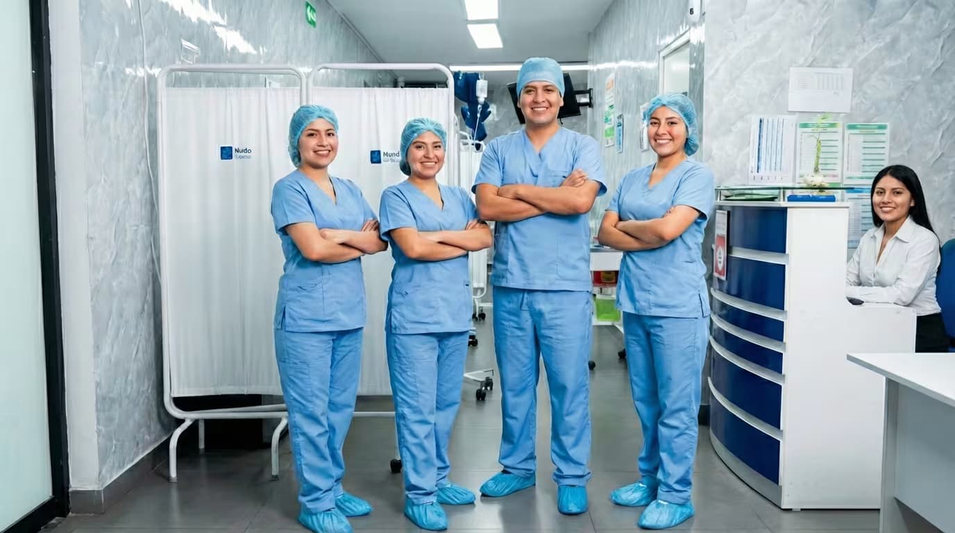 Equipo de enfermeros de Mundo Sin Cáncer